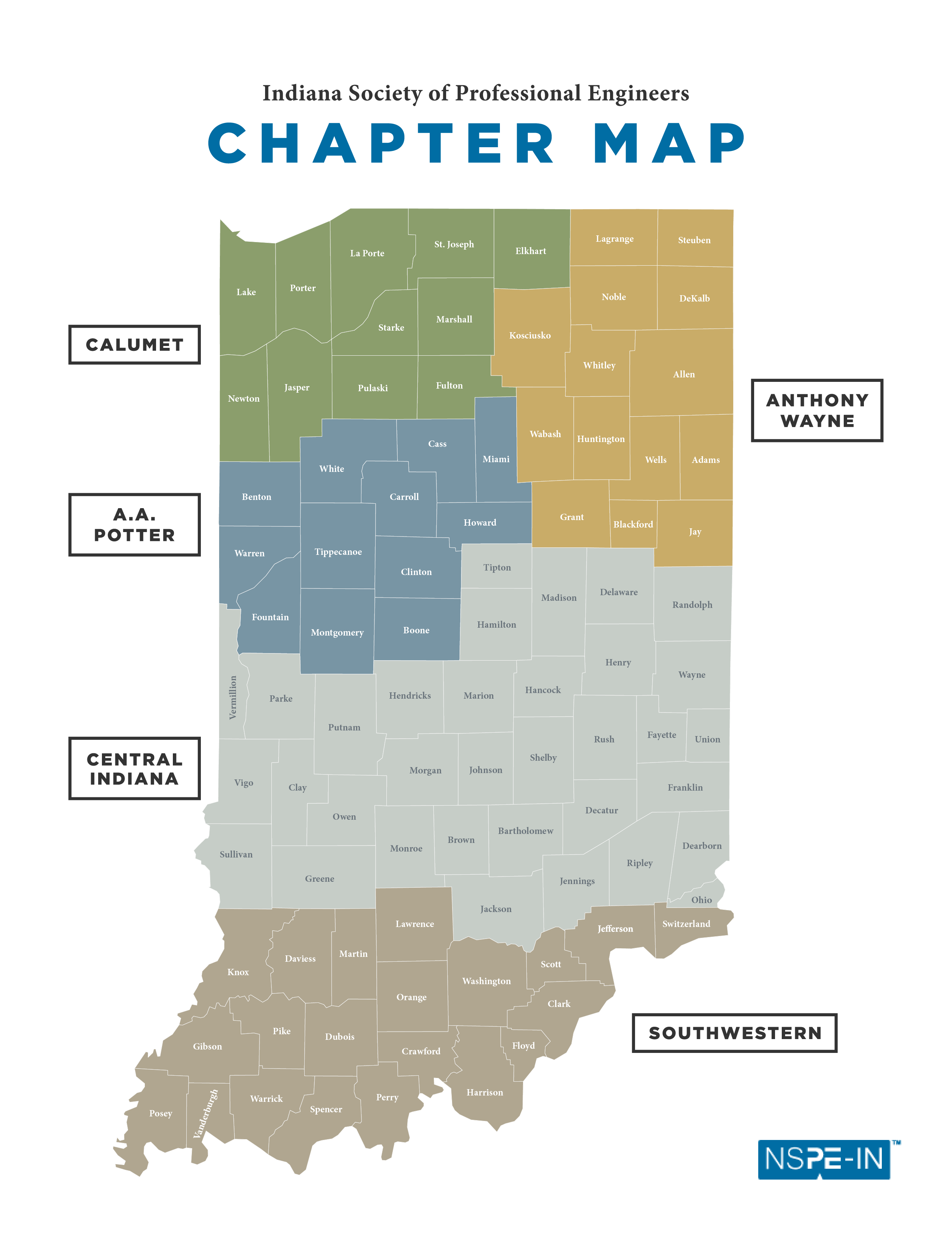 ISPE Chapter Map